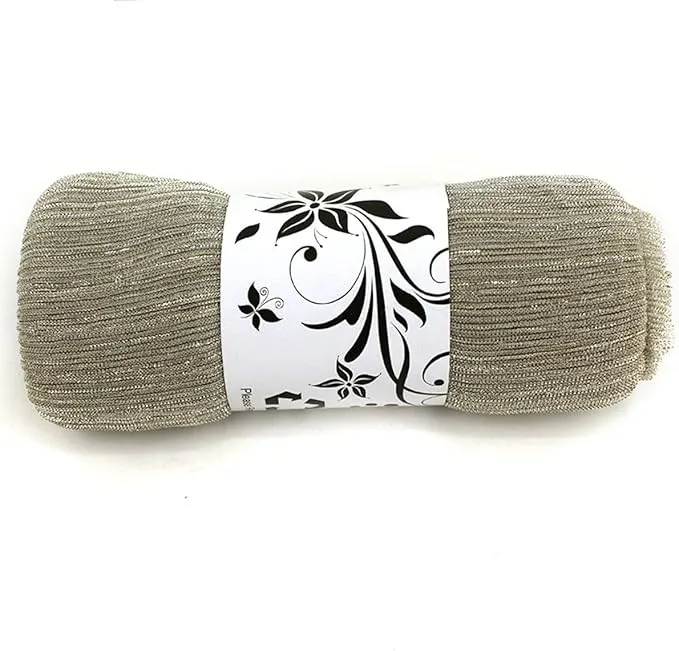 Gold Fluff Bridal Hijab