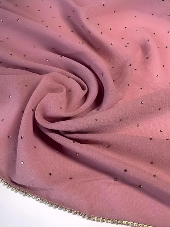 Lilac Gold Sparkle Hijab