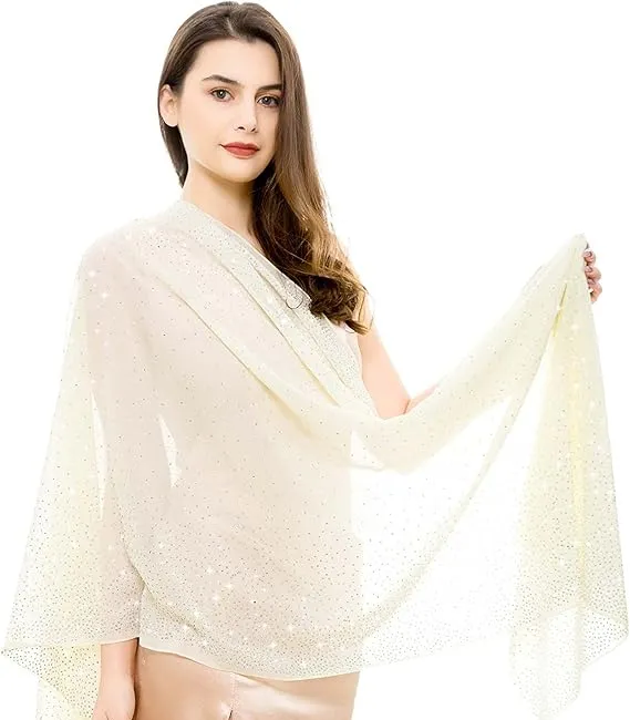 Off-White Hijab - White Elegant