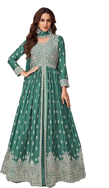 Green Dress for Muslim Wedding - Green Elegant
