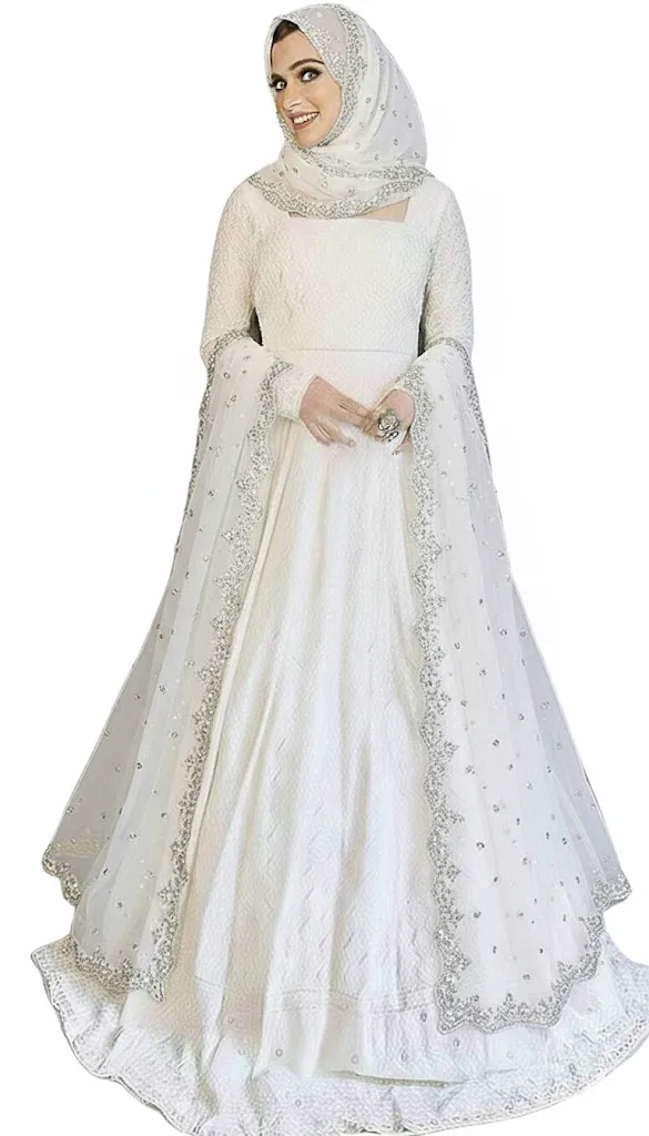 White Bridal Lehenga - White Purity