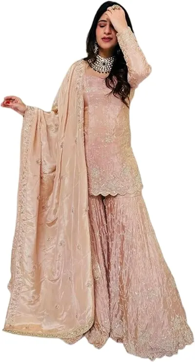 Pink Sharara- Innocence and Romance