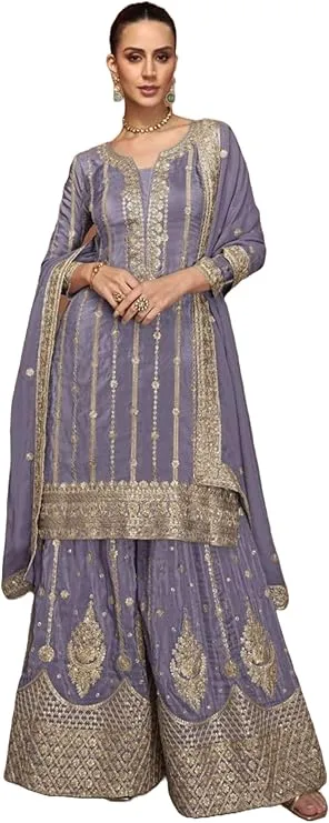 Sharara in Lavender- Modern Flair