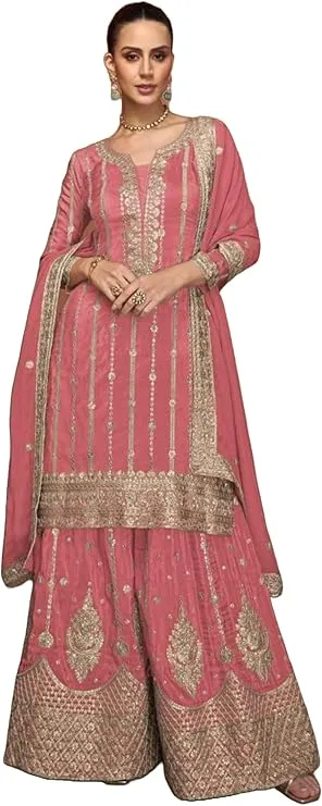 Sharara in Pink- Romantic Flair